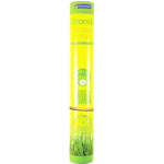 A bright yellow and green cylindrical container labeled "Chatsworth Citronella Outdoor Incense Sticks 30 Packs" includes 30 sticks and an incense holder. Ideal for outdoor gatherings, with images of grass and a daisy, it deters pests to create a pleasant environment.