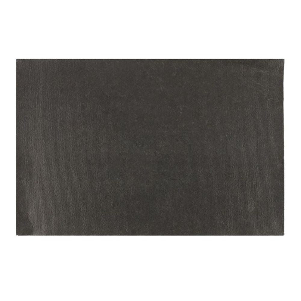 The Natural All Seeing Eye Doormat has a slightly rough texture like black sandpaper. Its straight edges and uniform color symbolize new beginnings, making it ideal for whimsical home projects.