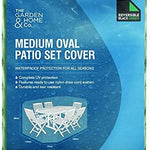 Standard Medium Oval Patio Cover, Reversible Green & Black [36058]
