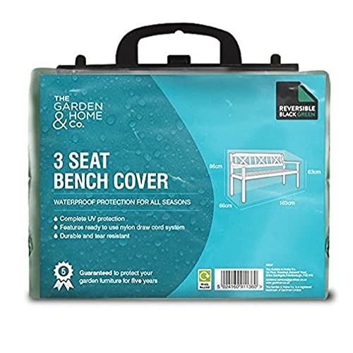 Standard 3 Seat Bench Cover, Reversible Green & Black, [36047]