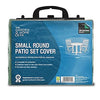 Small Round Patio Set Cover, Reversible Green/Black, [36055]