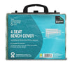 Standard 4 Seat Large Bench Cover, Reversible Green & Black, [36048]