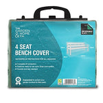 Standard 4 Seat Large Bench Cover, Reversible Green & Black, [36048]