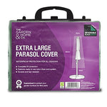 Standard Extra Large Parasol Cover, Reversible Green & Black, [36040]