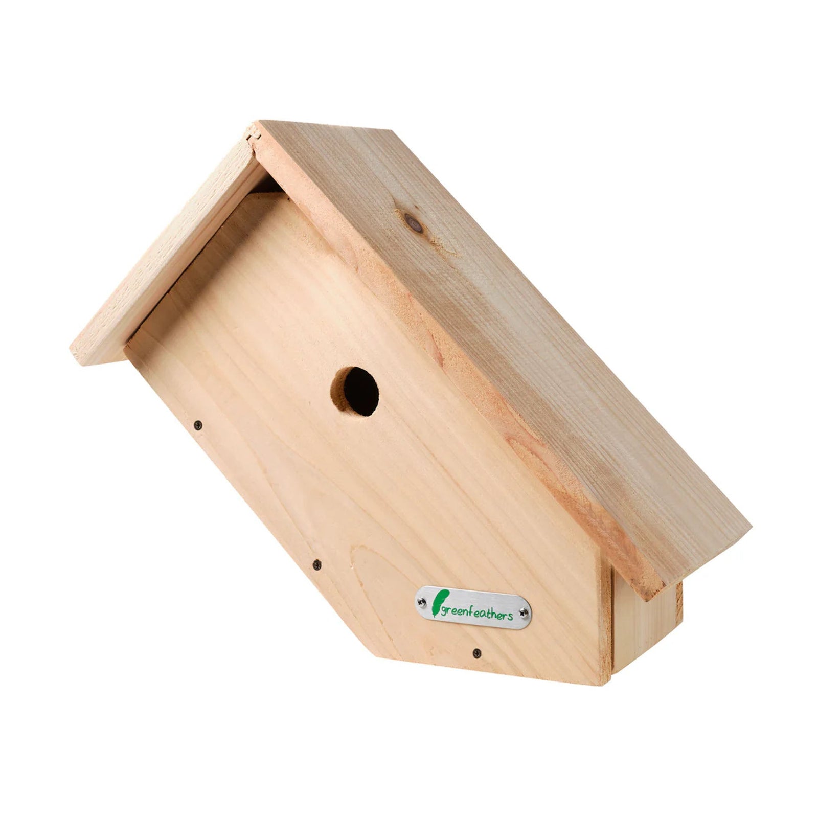 Handmade Wooden Side View Bird Box