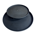 Patio Pot Trolley Set of 2 – Black – Medium 30 cm (20 kg) & Large 38 cm (50 kg) – Heavy Duty Plant Caddy