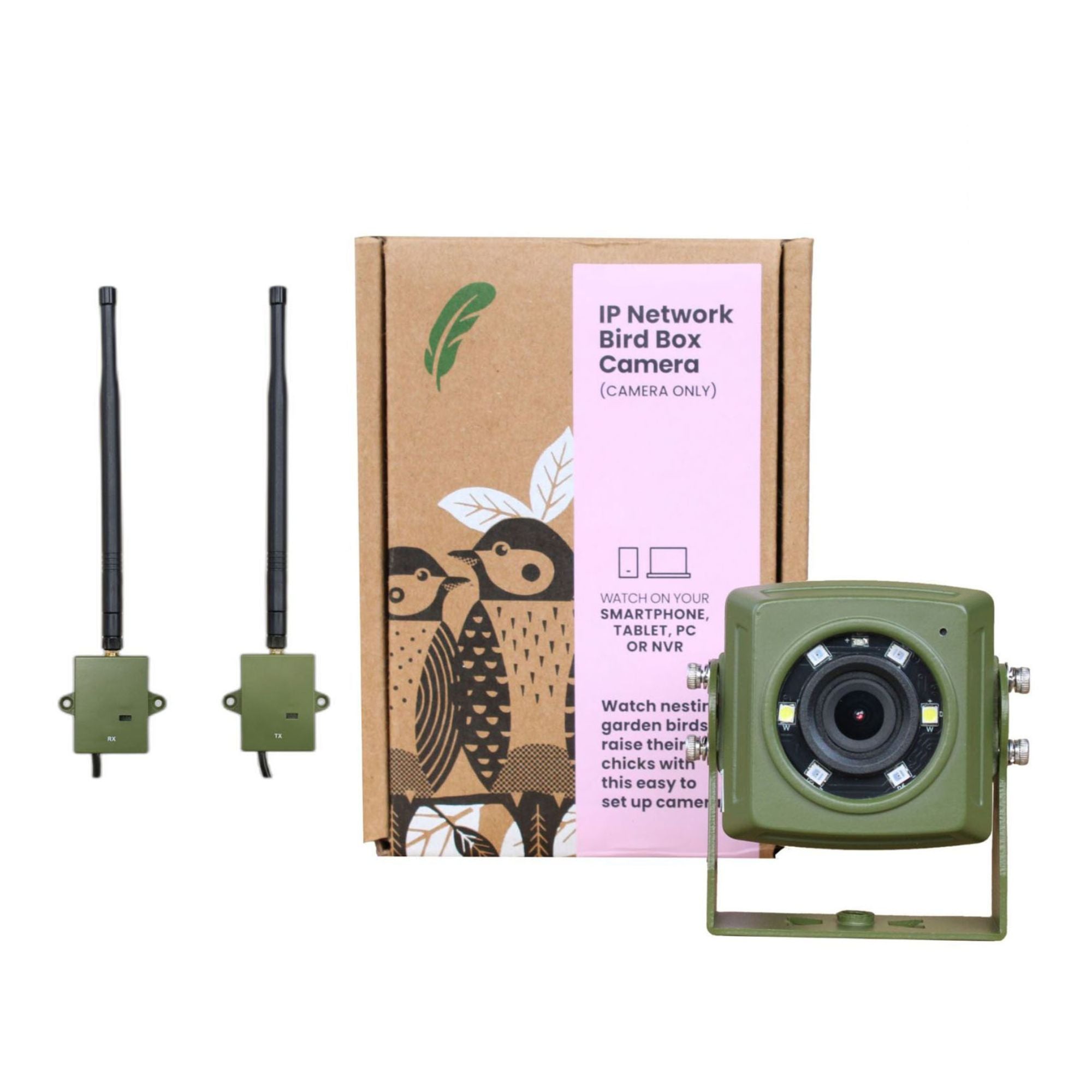 Long Range Wireless Network Bird Box Camera (up to 300m Range)