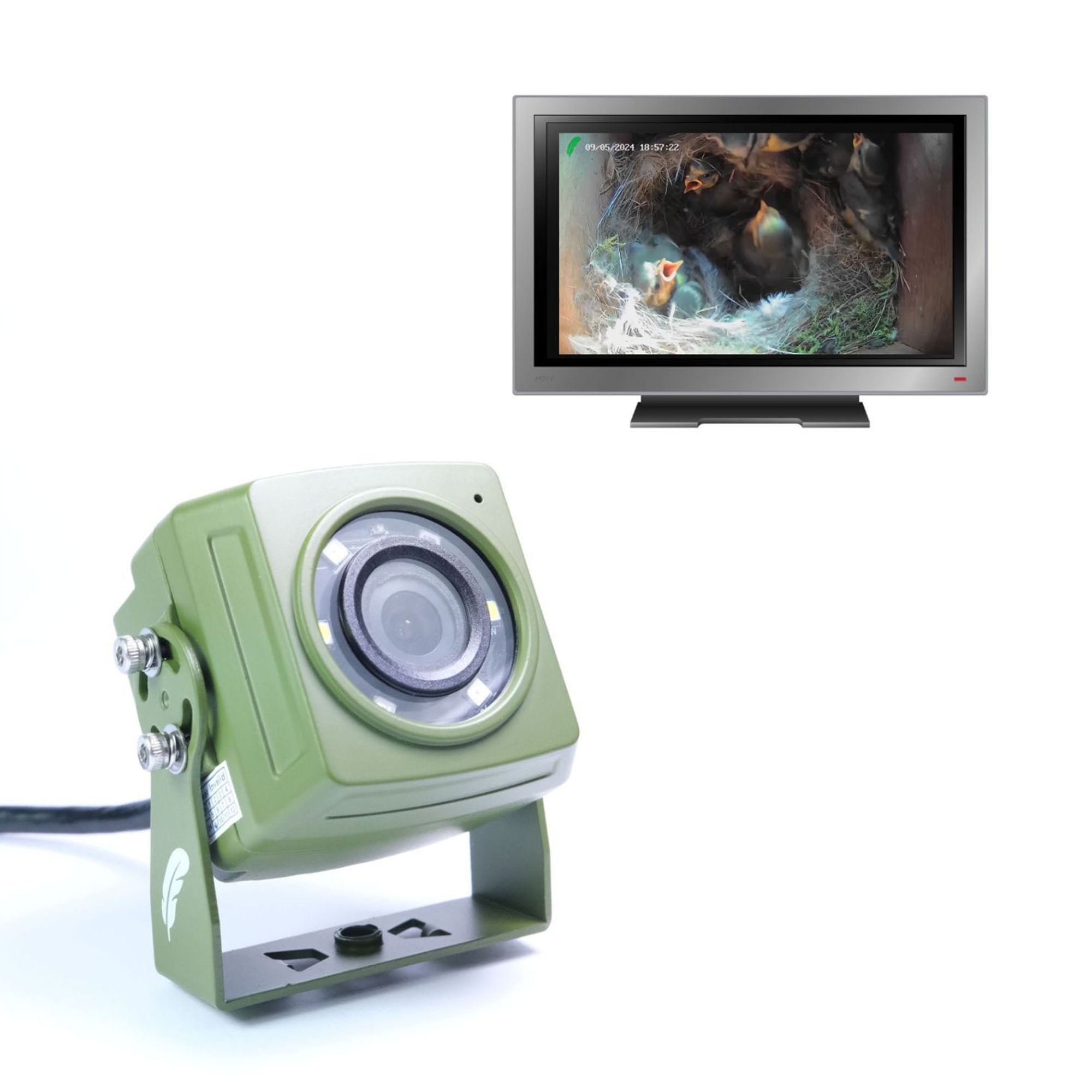 HD Cable Connection Bird Box & Wildlife Camera (20m cable)
