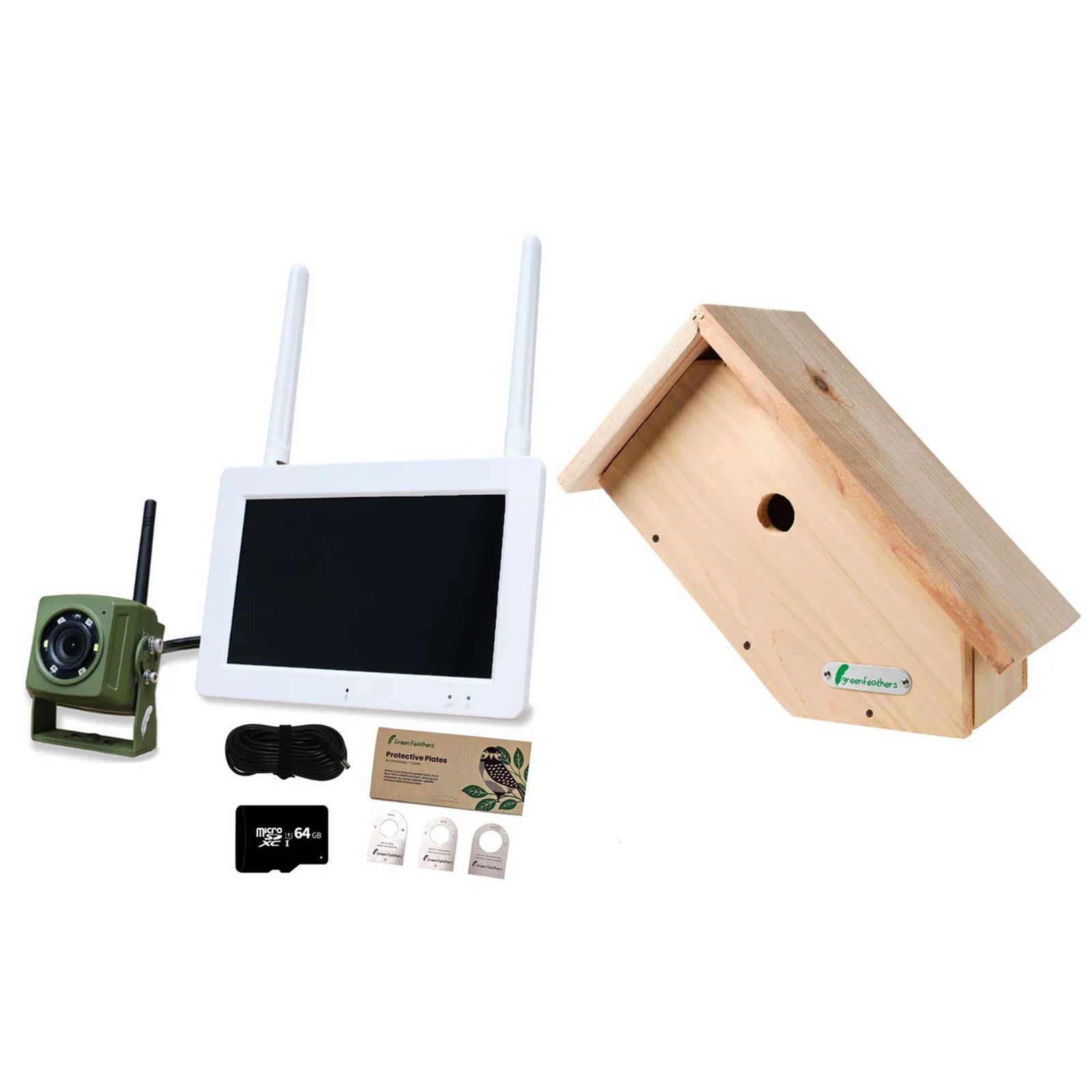 Wireless Side View Bird Box Camera & Screen Complete Pack
