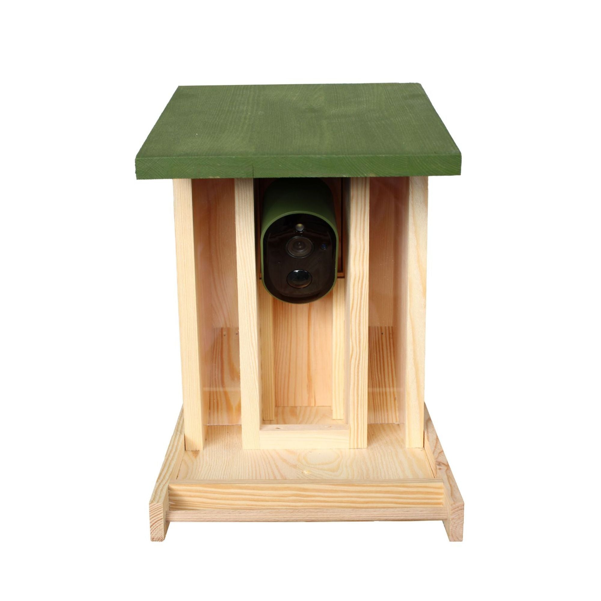 Solar Powered WiFi Camera Wooden Bird Feeder Kit