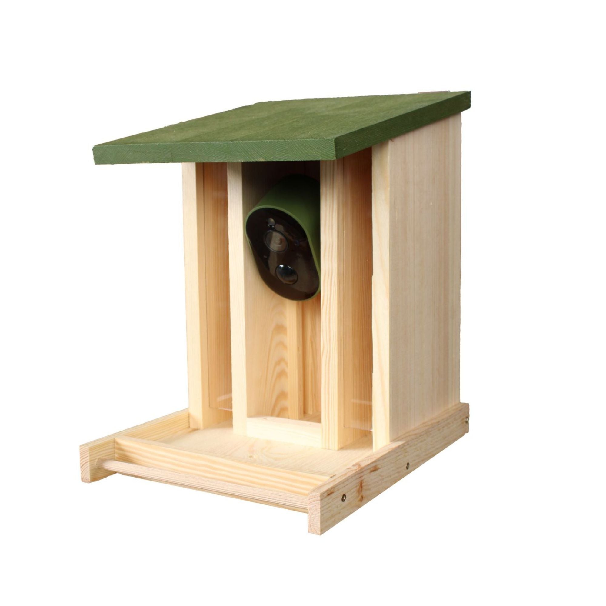 Solar Powered WiFi Camera Wooden Bird Feeder Kit