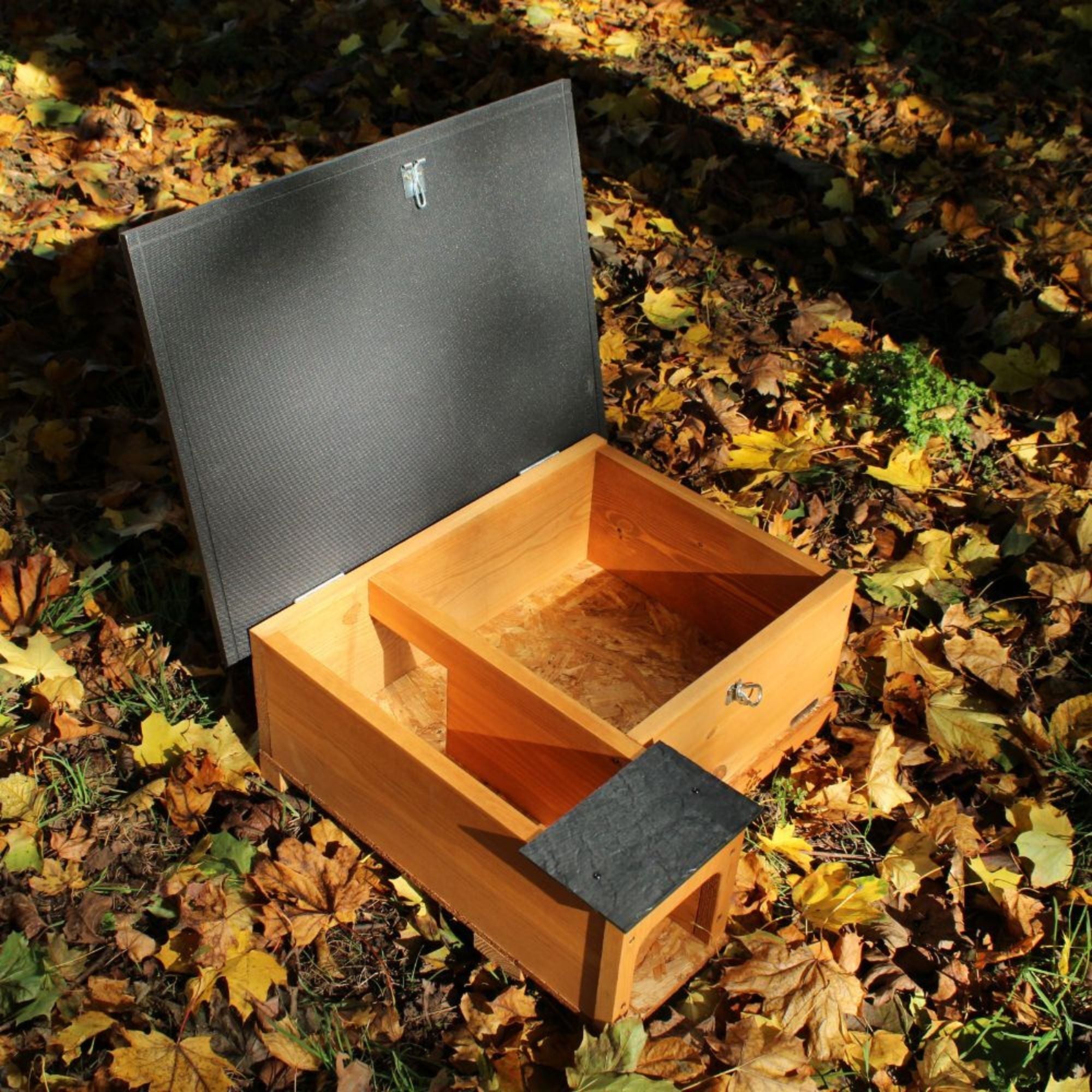 Golden Brown Hedgehog House