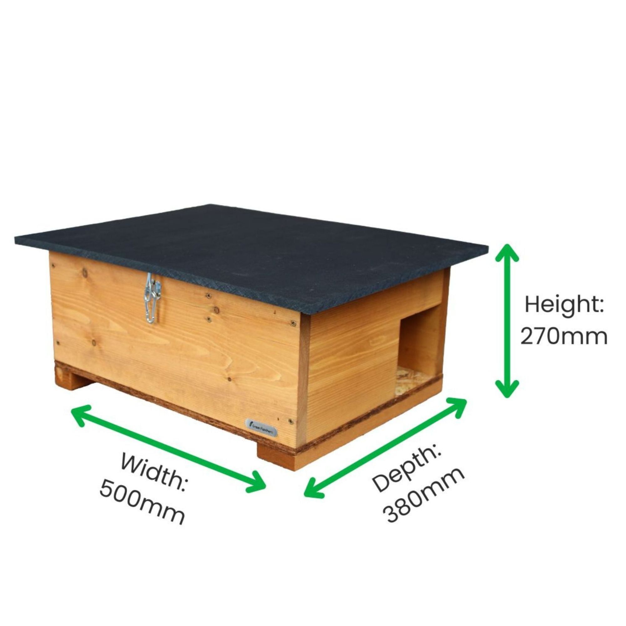 Handmade Wooden Hedgehog House