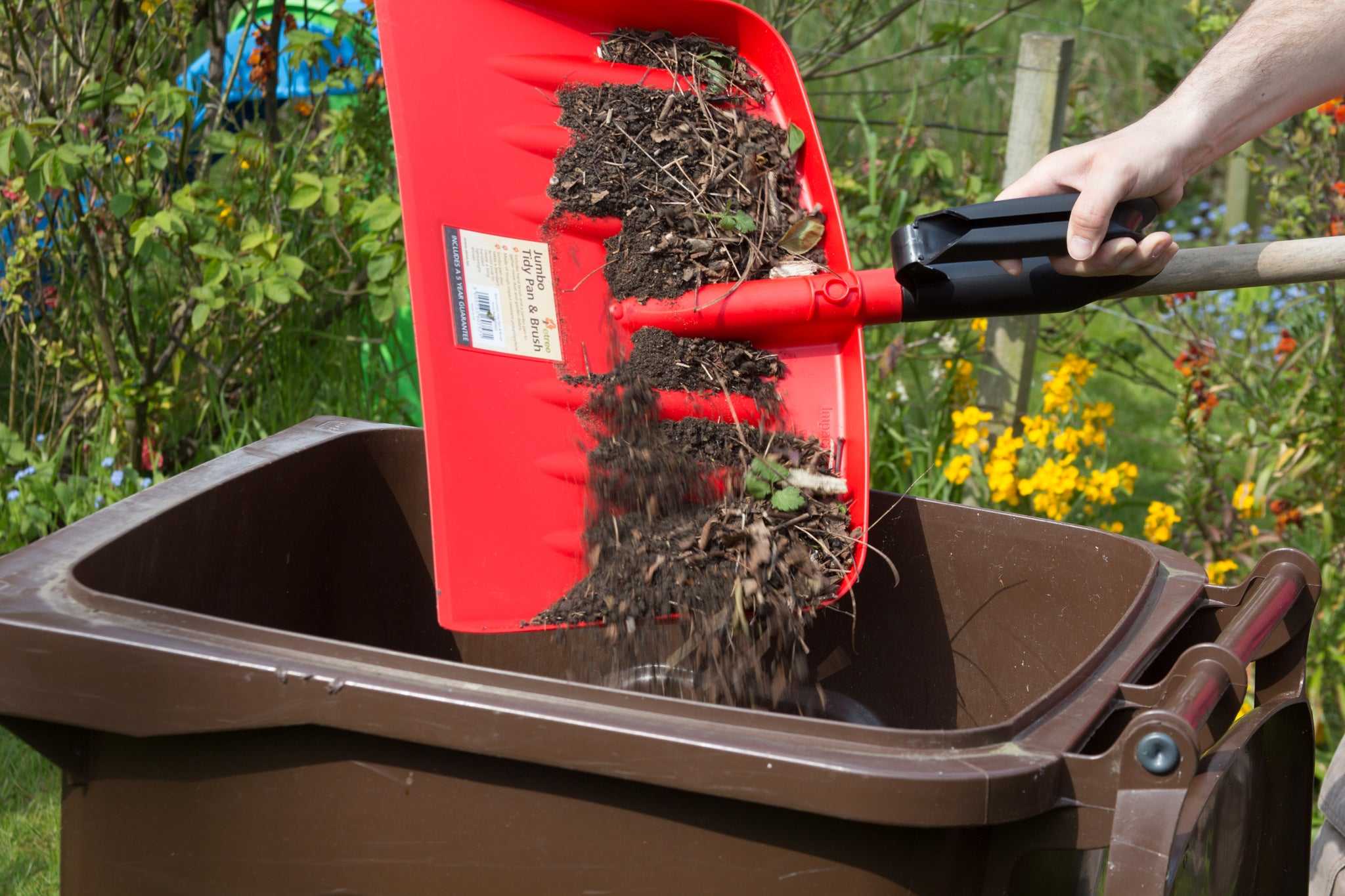 Eco Shovel Pro XL Dustpan and Hard Brush