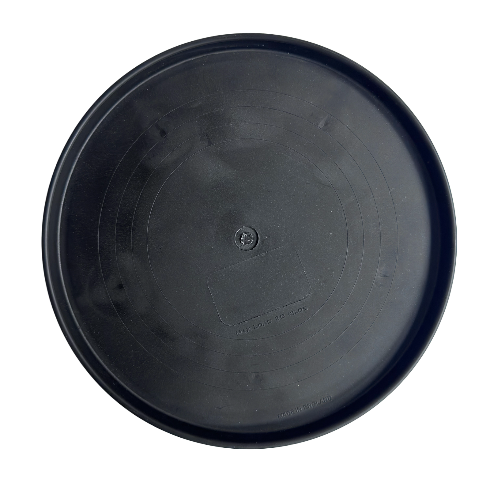 Patio Pot Trolley Set of 2 – Black – Medium 30 cm (20 kg) & Large 38 cm (50 kg) – Heavy Duty Plant Caddy