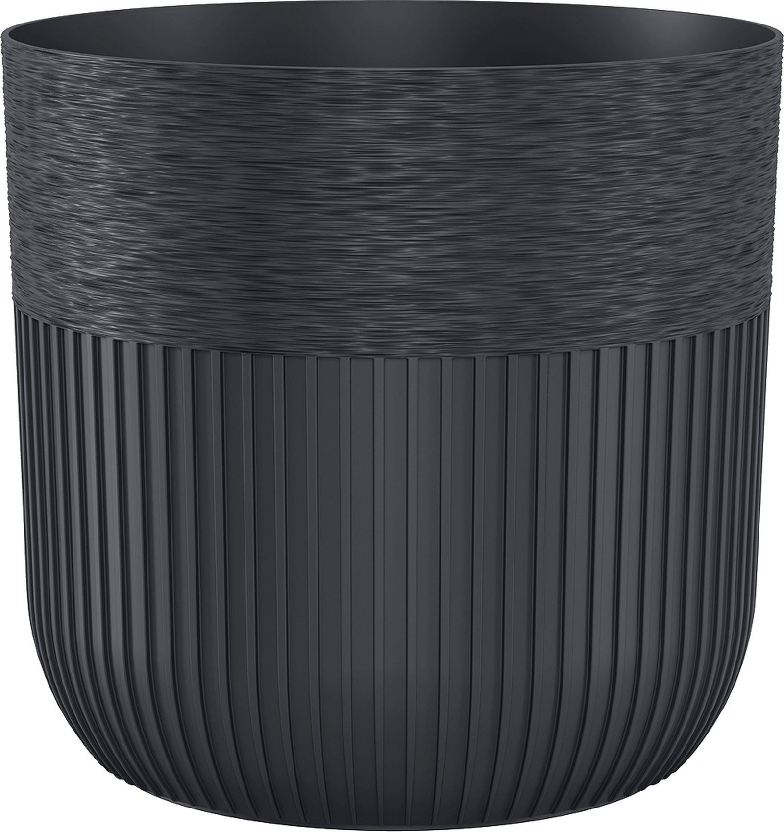 Luca Pot without Hole 160mm Deep Black