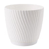 Mika Pot with Saucer 150mm White