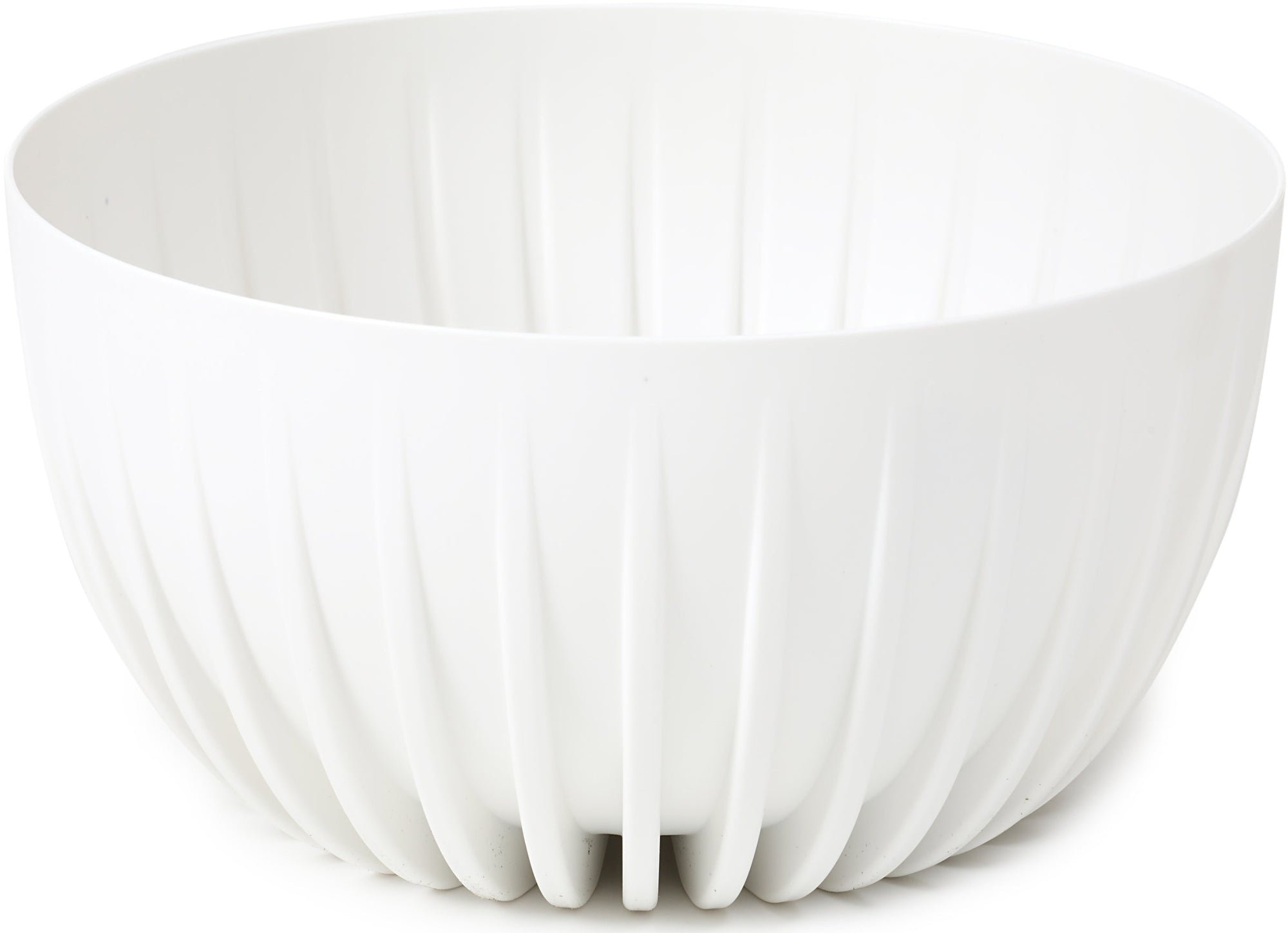 Mira Bowl Pot, Insert and Hole With Plug 240mm White