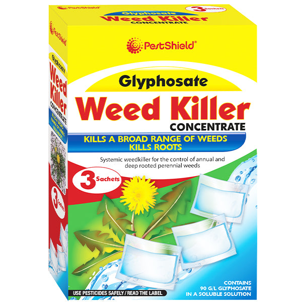 Pestshield Glyphosate Weed Killer Concentrate 3 Pack