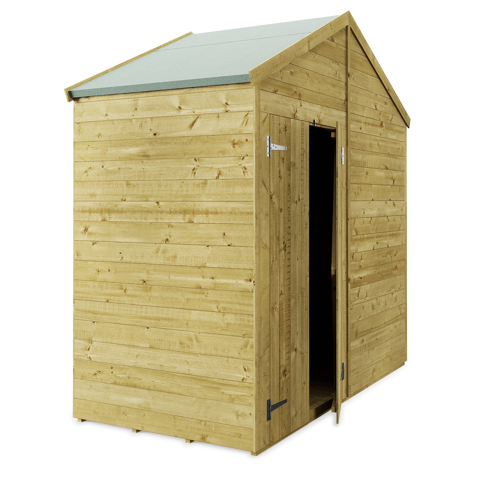 Store More Tongue and Groove Apex Shed - 4x8 Windowless