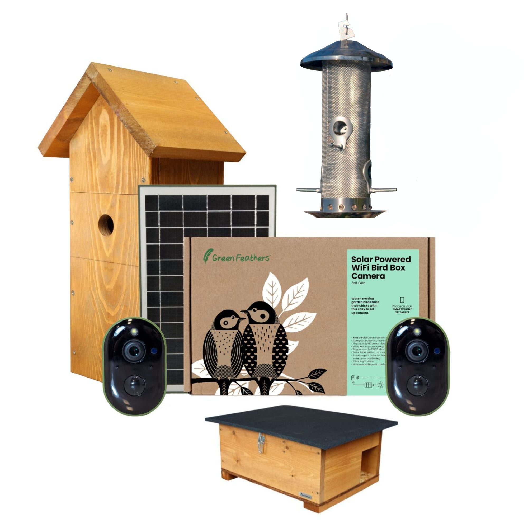 Solar Powered WiFi Bird & Hedgehog Rewilding Pack