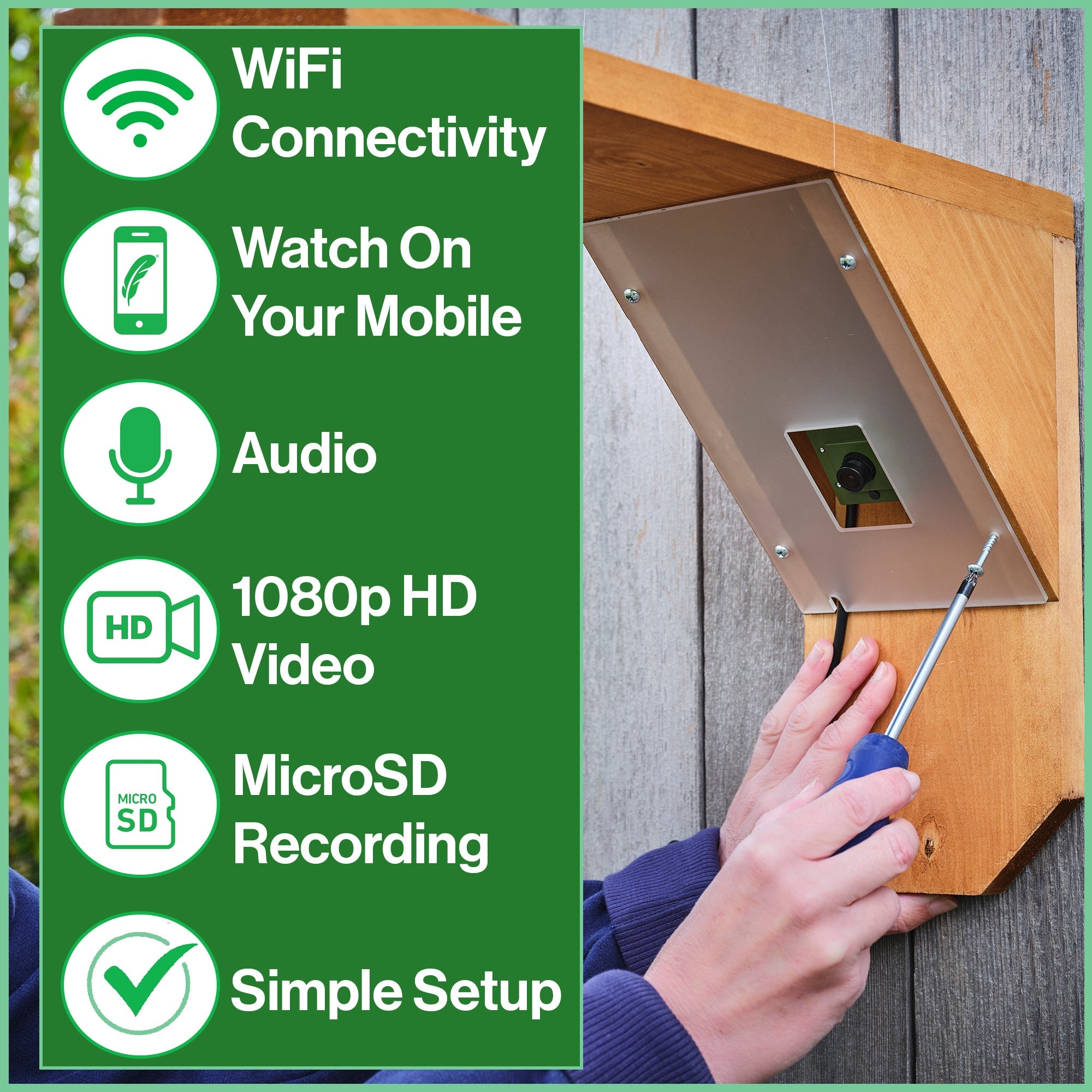 WiFi Bird Feeder HD Camera Pack