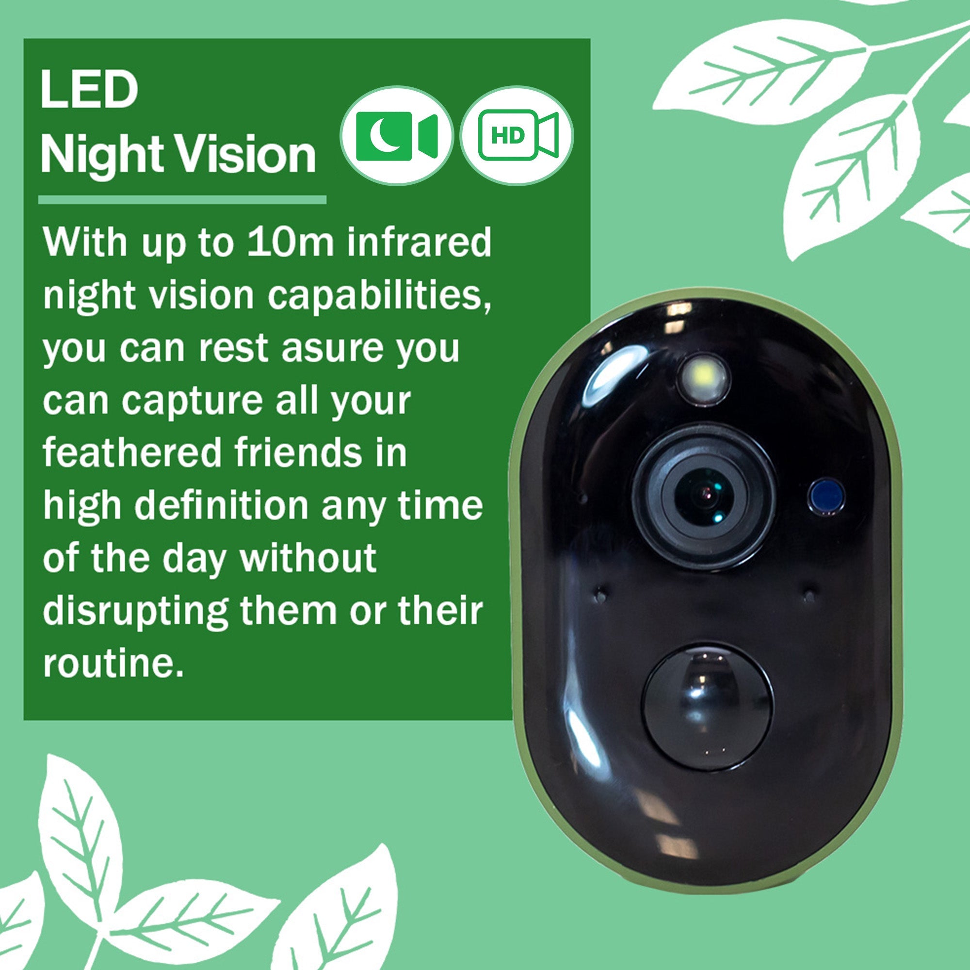 Solar Powered WiFi Bird Box & Wildlife HD Camera