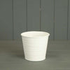 14.5cm White Zinc Pot  Weight-94g