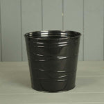 17.5cm Black Zinc Pot  Weight-212g