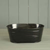 24.5 x 15.5cm Black Oval Trough  Weight-198g