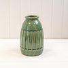 Green Ceramic Vase (24.5cm) TD(ext)9 / (int)7 x BD14 x H24.5cm