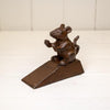 Cast Iron Mouse Door Stopper 12x5x10cm