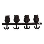 Rustic Cast Iron Owl Hook
