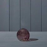 Amethyst Globe Glass Vase D8.8 x H8cm