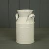 Grey Flowers and Garden zinc milk churn TD9.5cm BD11cm H18cm with PVC Liner