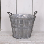 Greywashed Wooden Barrel 31cm