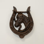 Cast Iron Horse Head Door Knocker  H 15.5 X L 11.5 cm