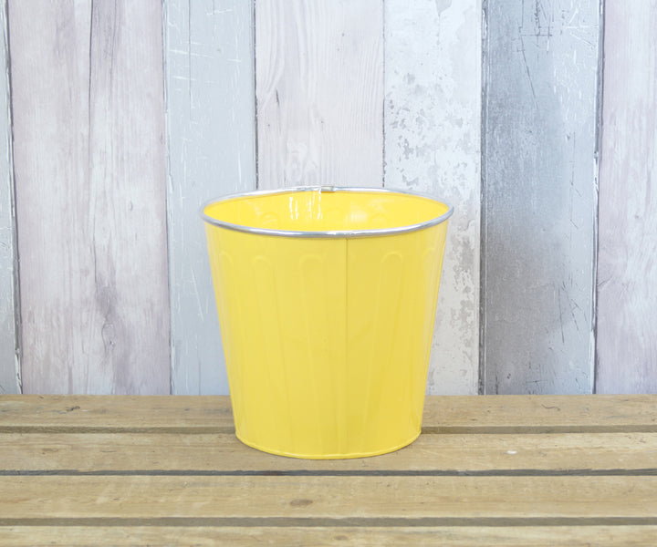 Yellow Round Pot TD21.5cm H19.5cm B15.5cm