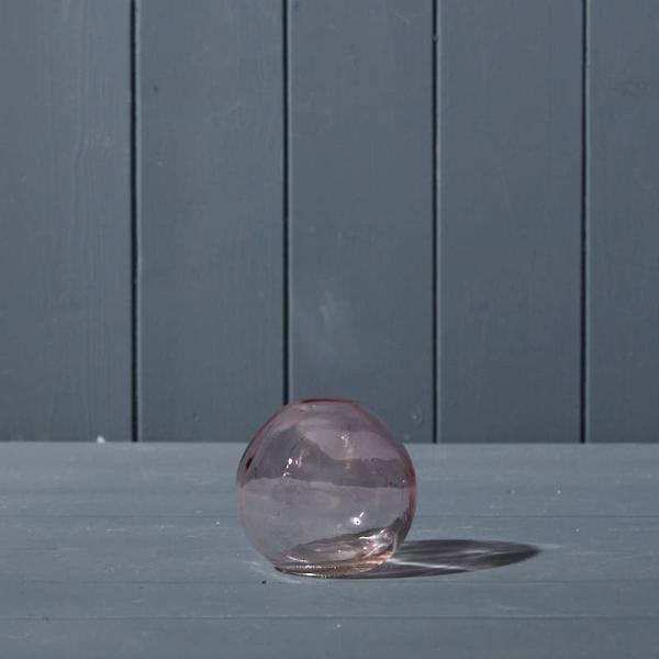 Lavender Globe Glass Vase D8.8 x H8cm