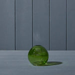Emerald Green Globe Glass Vase D8.8 x H8cm