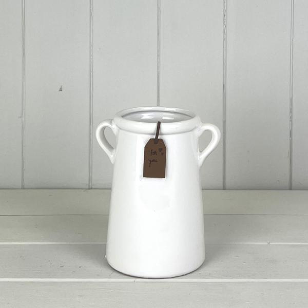 White Vase 14cm