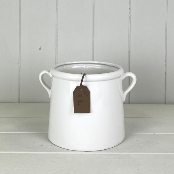 White Pot 15cm