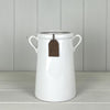 White vase 18cm
