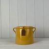Burnt Yellow Pot 15cm