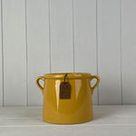 Burnt Yellow Pot 15cm
