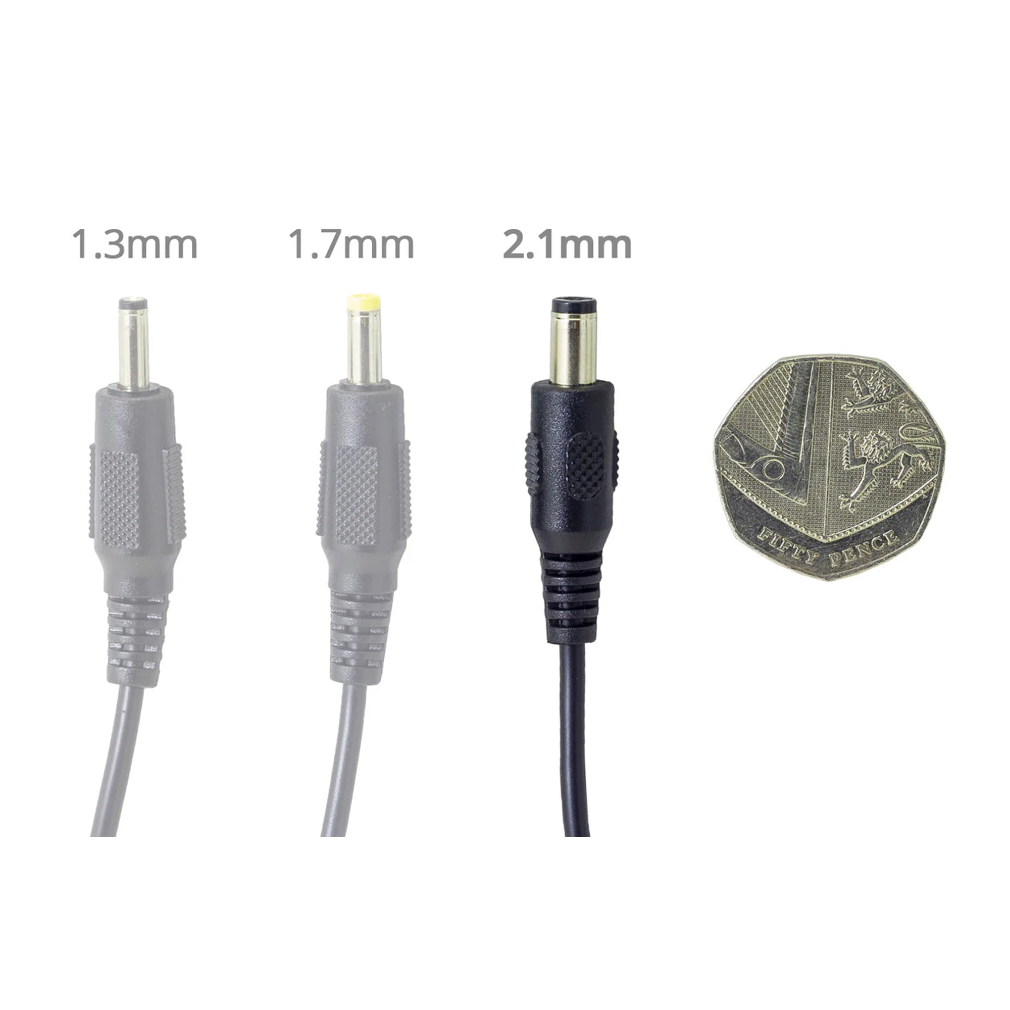 DC Power Extension Cable with 2.1mm/5.5mm Jack