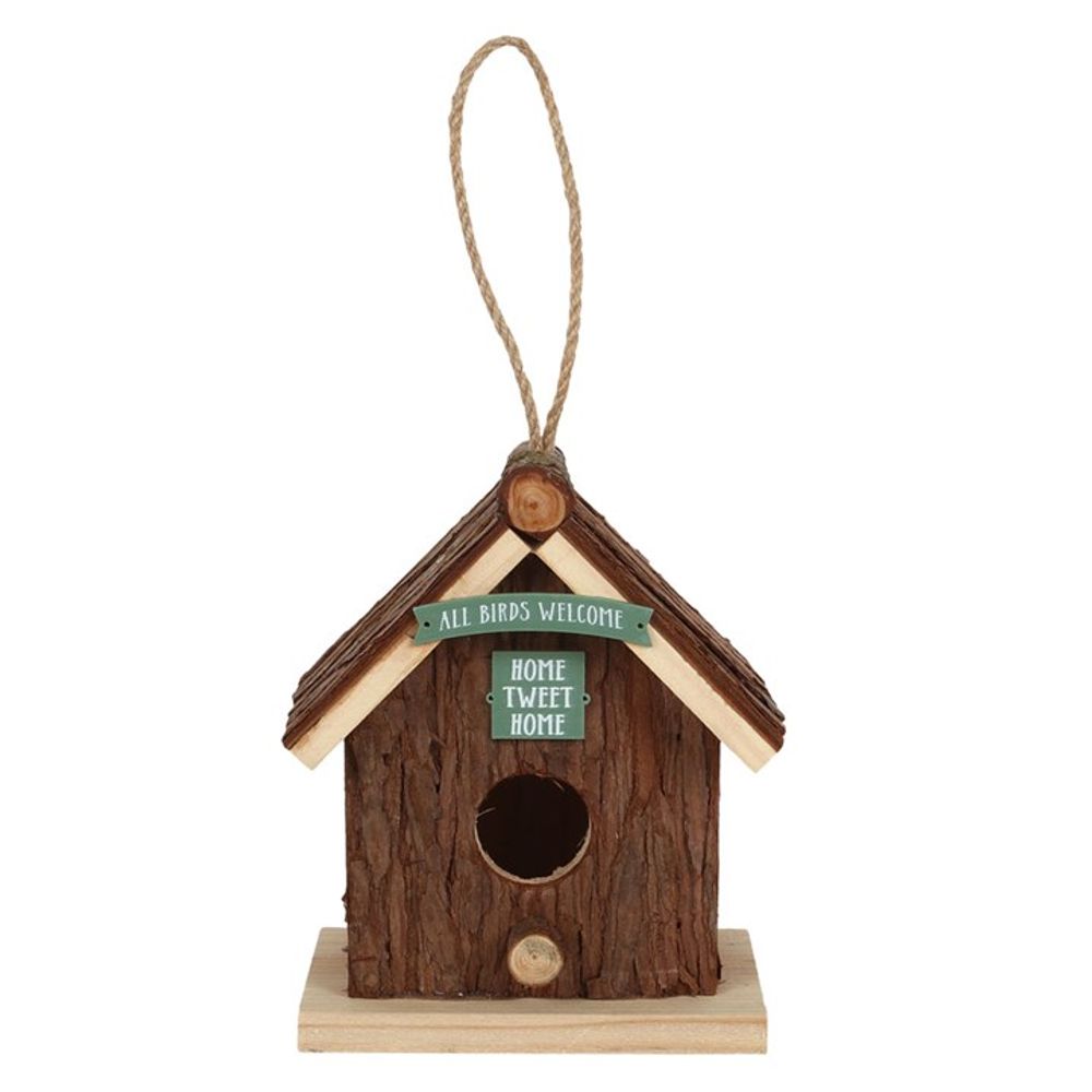 Wood Bark Bird House