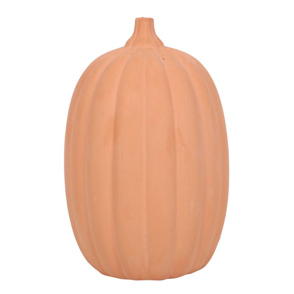 23cm Terracotta Pumpkin Ornament