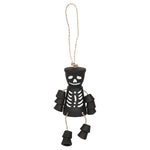 Black Skeleton Terracotta Pot Man
