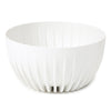 Mira Bowl Pot, Insert and Hole with Plug 300mm White